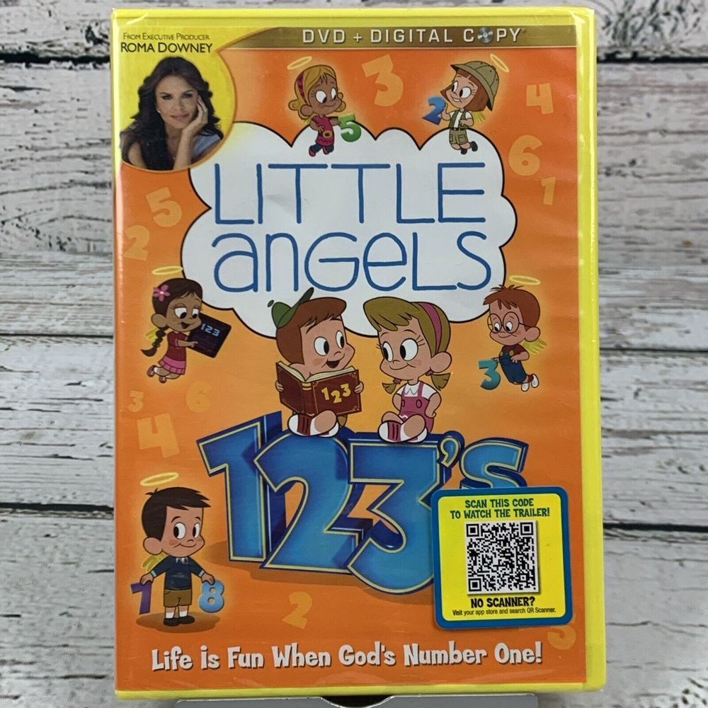 Little Angels 123s‎ [2012 DVD] Roma Downey Kids Educational Counting Movie New